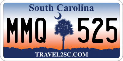 SC license plate MMQ525