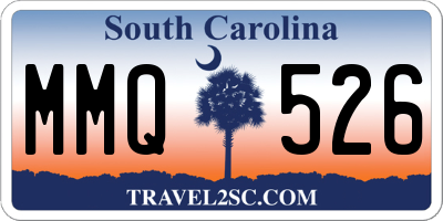 SC license plate MMQ526