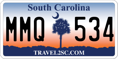 SC license plate MMQ534