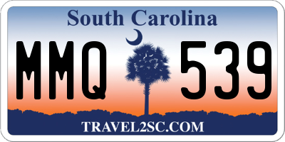 SC license plate MMQ539