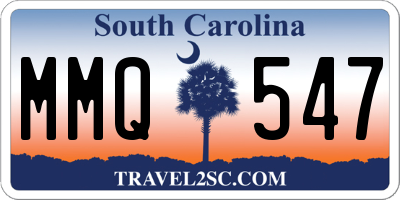SC license plate MMQ547