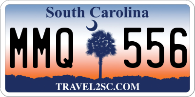 SC license plate MMQ556