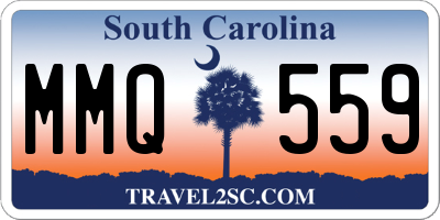 SC license plate MMQ559