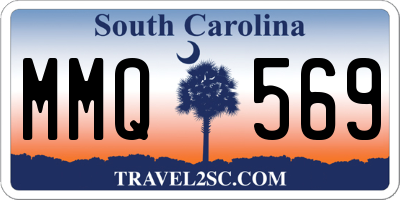 SC license plate MMQ569