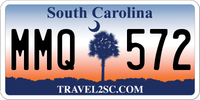 SC license plate MMQ572