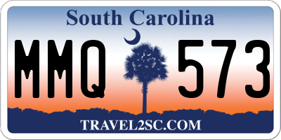 SC license plate MMQ573