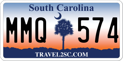 SC license plate MMQ574