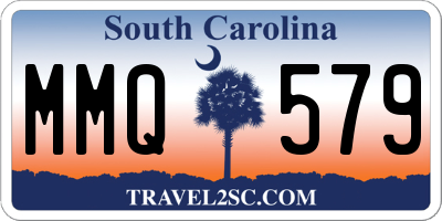 SC license plate MMQ579