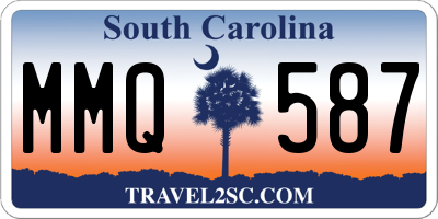 SC license plate MMQ587