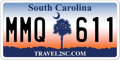 SC license plate MMQ611