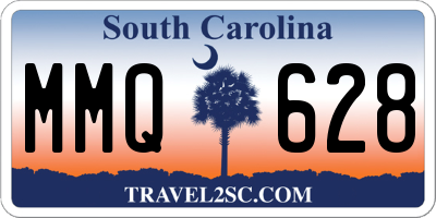 SC license plate MMQ628