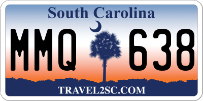 SC license plate MMQ638