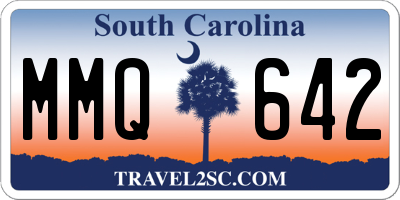 SC license plate MMQ642