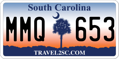 SC license plate MMQ653