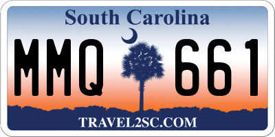 SC license plate MMQ661