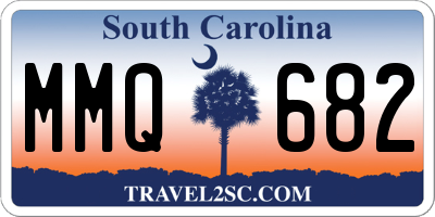 SC license plate MMQ682