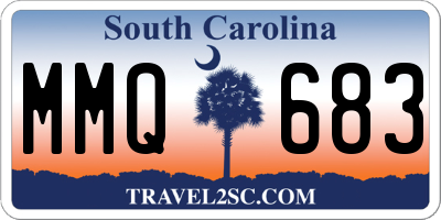 SC license plate MMQ683