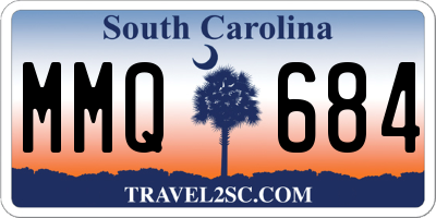 SC license plate MMQ684