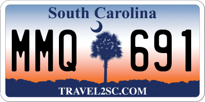 SC license plate MMQ691