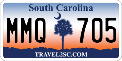SC license plate MMQ705