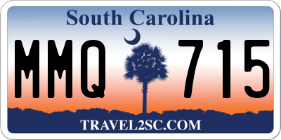SC license plate MMQ715