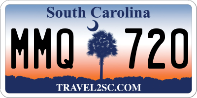 SC license plate MMQ720