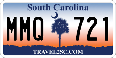 SC license plate MMQ721