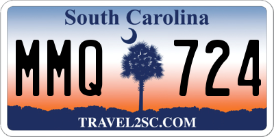 SC license plate MMQ724
