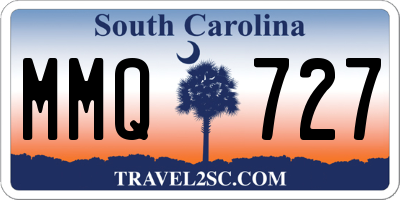 SC license plate MMQ727