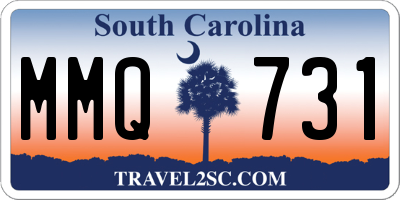SC license plate MMQ731