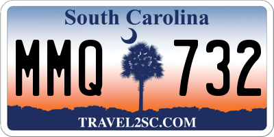 SC license plate MMQ732