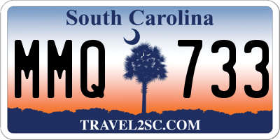 SC license plate MMQ733