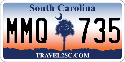 SC license plate MMQ735