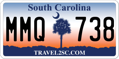 SC license plate MMQ738