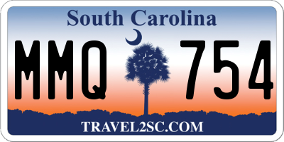 SC license plate MMQ754