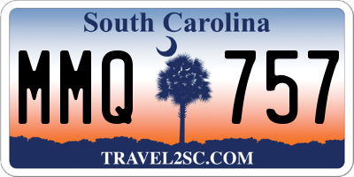 SC license plate MMQ757