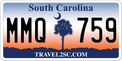 SC license plate MMQ759