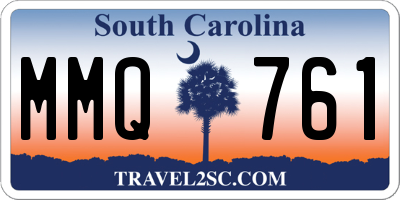 SC license plate MMQ761