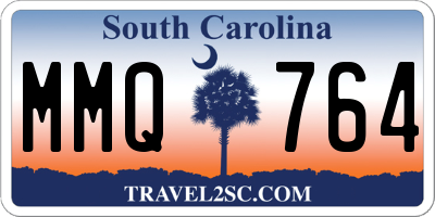 SC license plate MMQ764