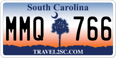 SC license plate MMQ766