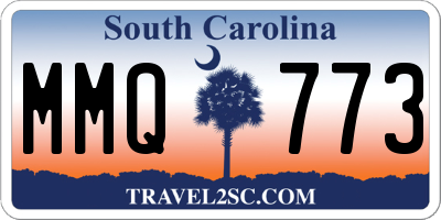SC license plate MMQ773