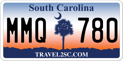 SC license plate MMQ780