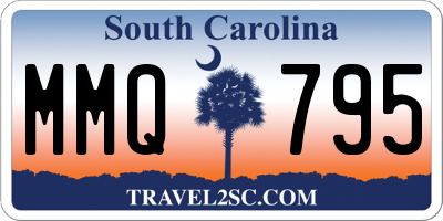 SC license plate MMQ795