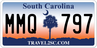 SC license plate MMQ797