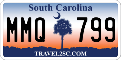 SC license plate MMQ799