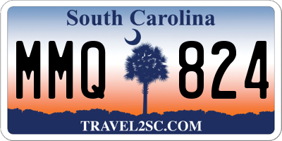 SC license plate MMQ824