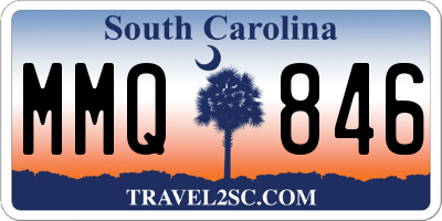 SC license plate MMQ846