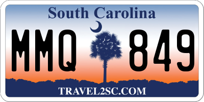 SC license plate MMQ849