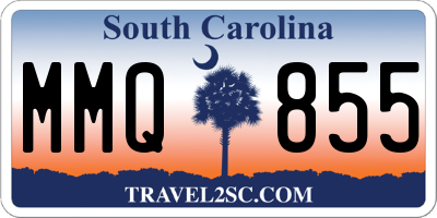 SC license plate MMQ855