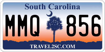 SC license plate MMQ856